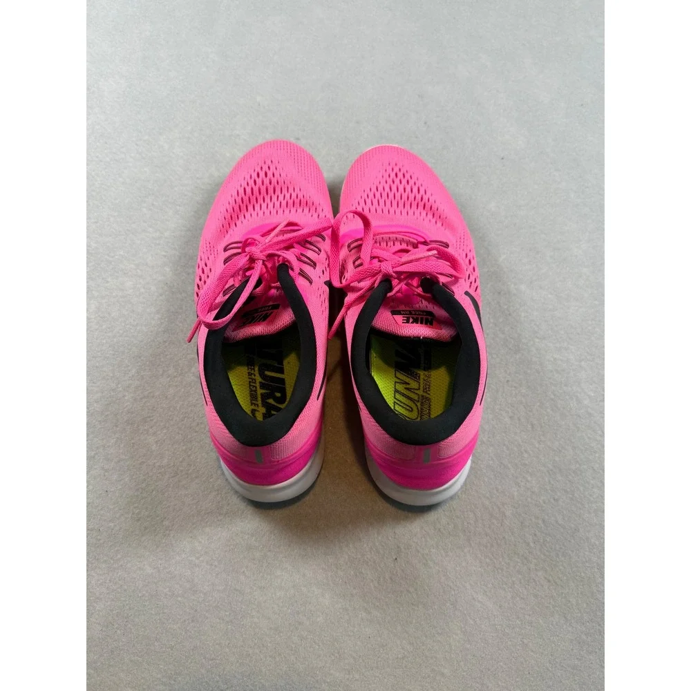 Nike Free RN Womens Running Shoes Pink Black Low Top Sneakers 831509-601